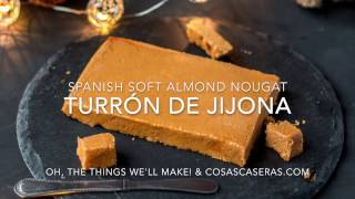 Turrón de Jijona Turrón Blando de Almendras [upl. by Eisse]