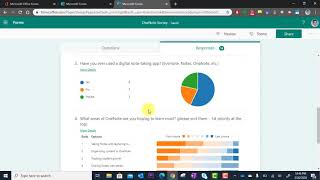 Microsoft Forms  View your Survey Responses [upl. by Rotce609]