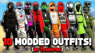 How To Get 10 GTA 5 Modded Outfits No Transfer Glitch [upl. by Haberman]